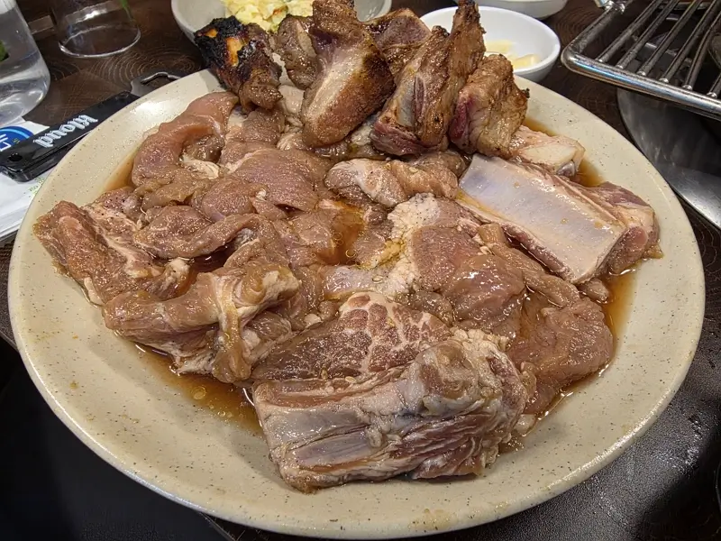 싱싱한 돼지갈비