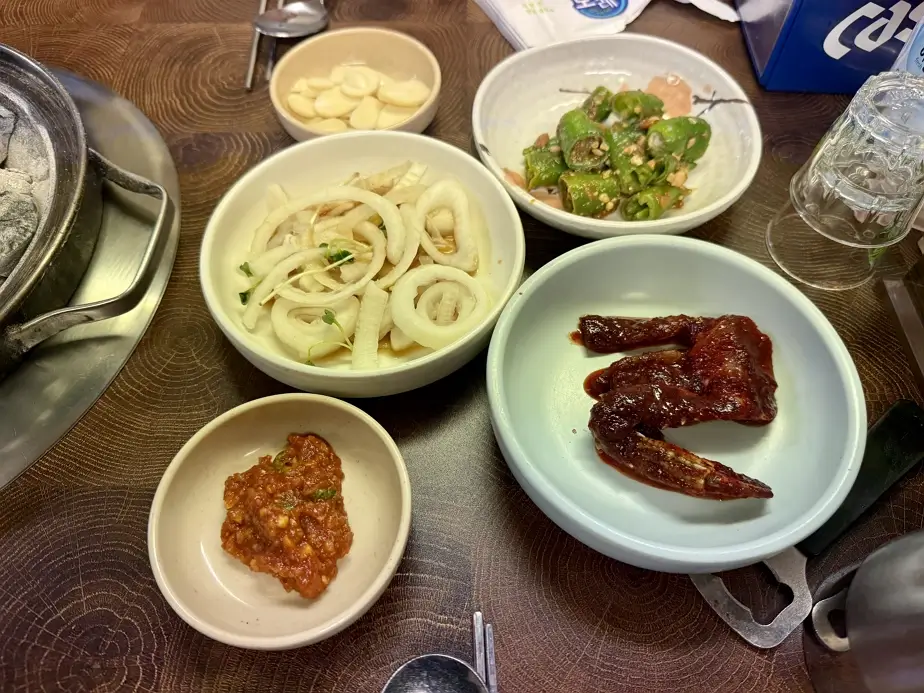 부일숯불갈비 밑반찬